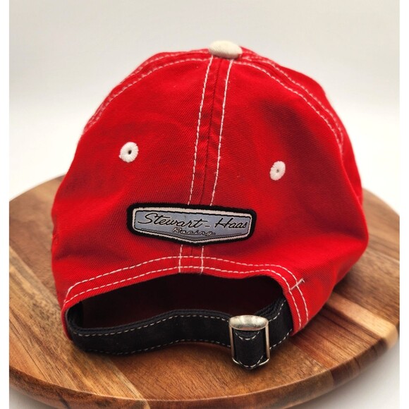NASCAR Racing #14 Baseball Cap Tony Stewart Red Hat Strap Back Chase Authentics - Picture 3 of 9